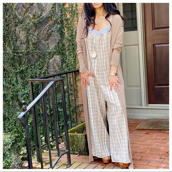 Loose fit cotton chic jumpsuit/jumper with pockets - Picture 7 of 8